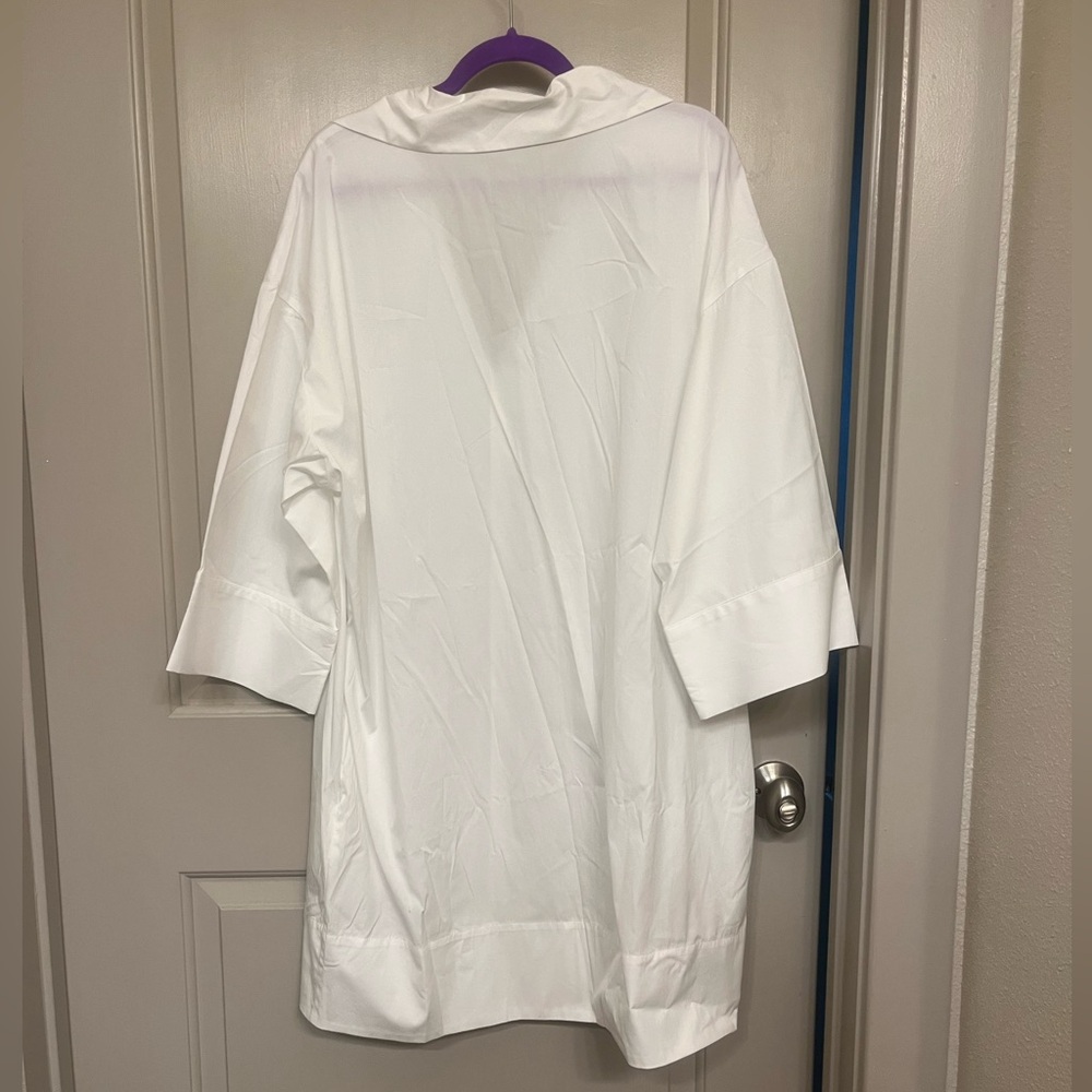 NWOT Banana Republic Cruz Poplin Mini Dress in 100% Cotton - Picture 4 of 14